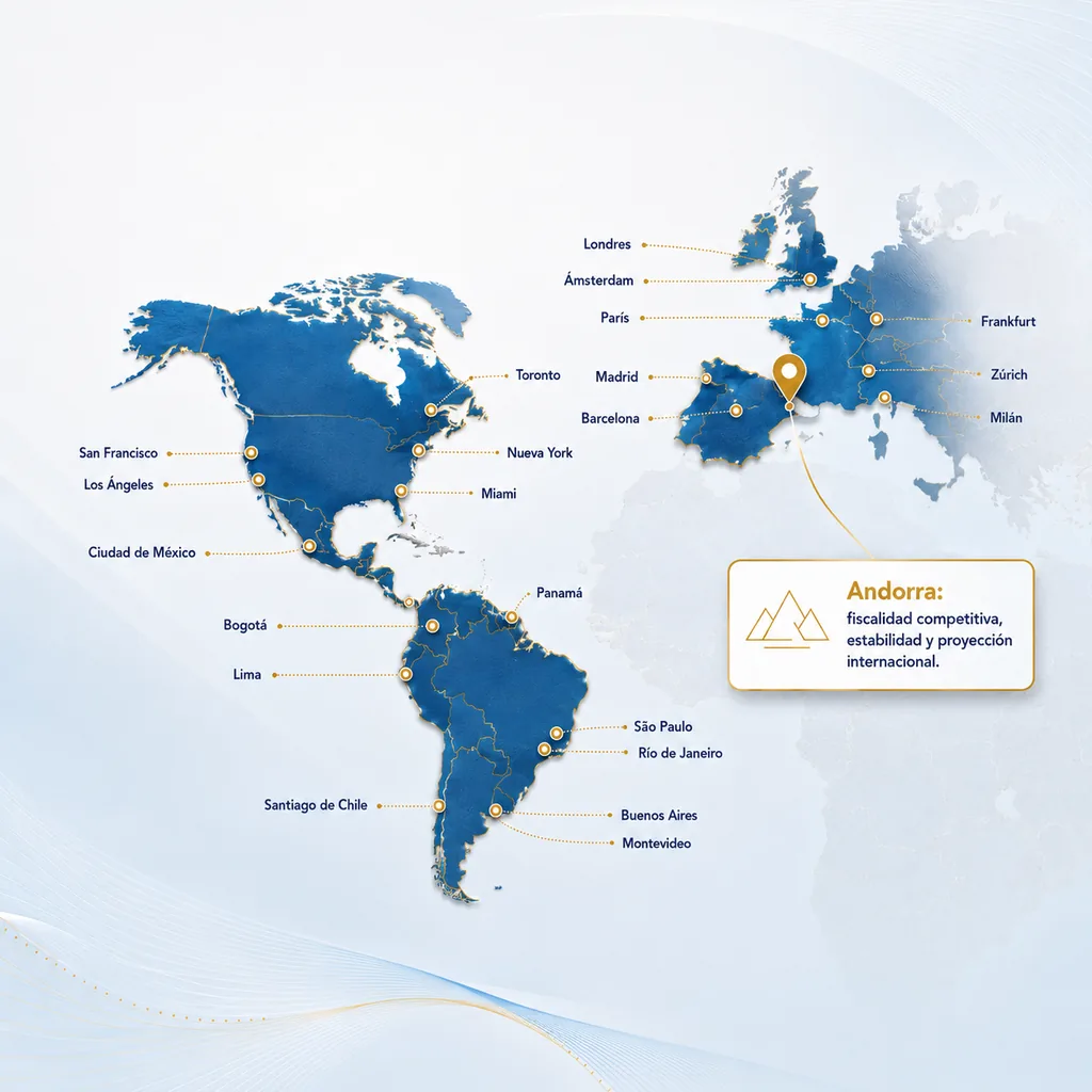 Empresarios e inversores internacionales residencia fiscal Andorra